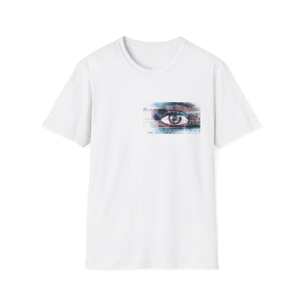 See no Evil Glitched Eye Graphic T‑Shirt — Cyber Aesthetic Unisex Tee