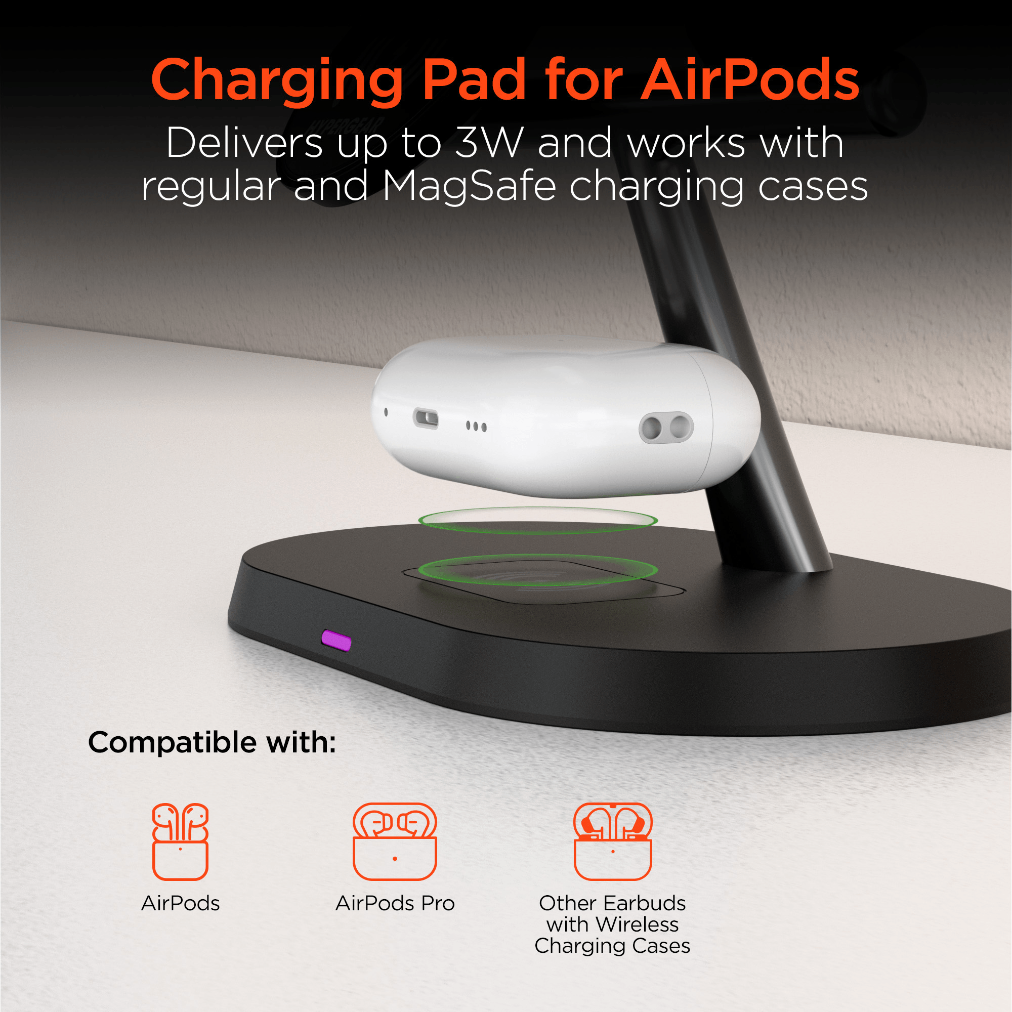 Hypergear MaxCharge Pro 3-in-1 Magsafe Charging Stand