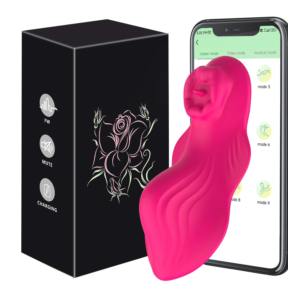 Wearable Bluetooth APP Vibrator for Women Wireless Remote Control Vibrating Egg Clitoris Stimulator Female Sex Toys for Couples