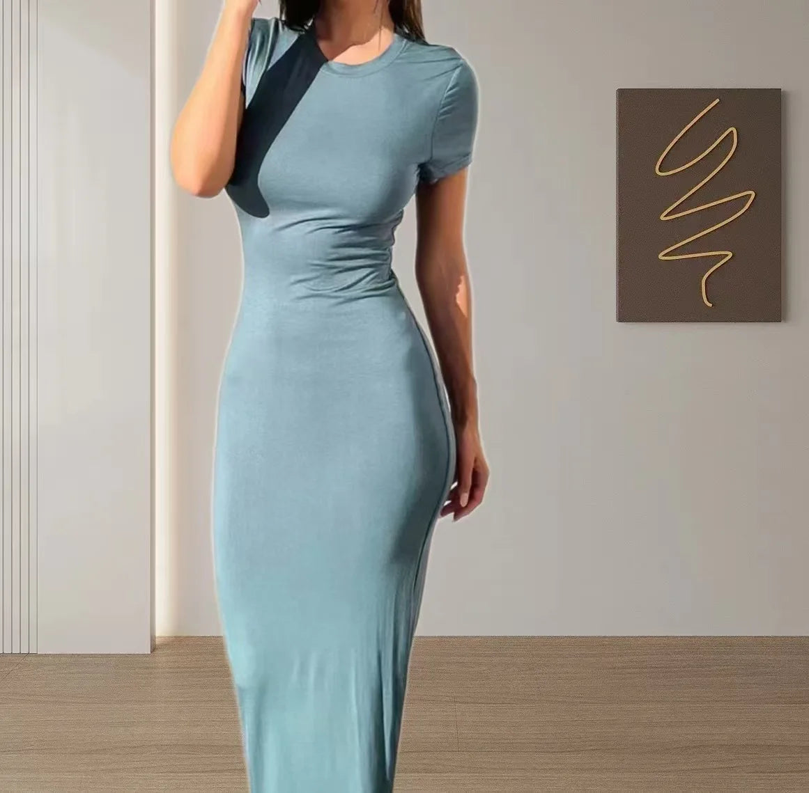 PLAIN JANE SEXYY DRESS Clothing Sexy Outfits Prom Dresses for Woman Elegant Party Dresses Casual Evening Long Clothes Summer