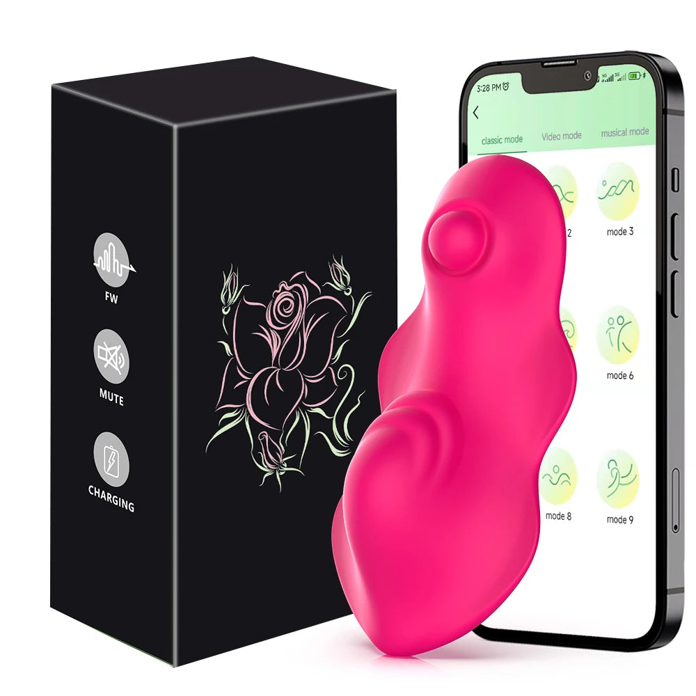 Wearable Bluetooth APP Vibrator for Women Wireless Remote Control Vibrating Egg Clitoris Stimulator Female Sex Toys for Couples
